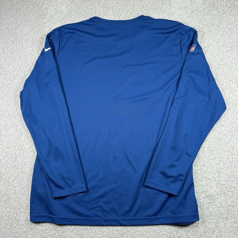 Nike Mens NFL Colts Player Issed‎ Team Long Sleeve Blue Shirt 3XL